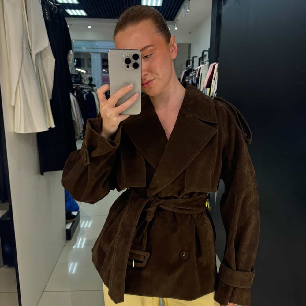 Elegant Brown Women's Jacket